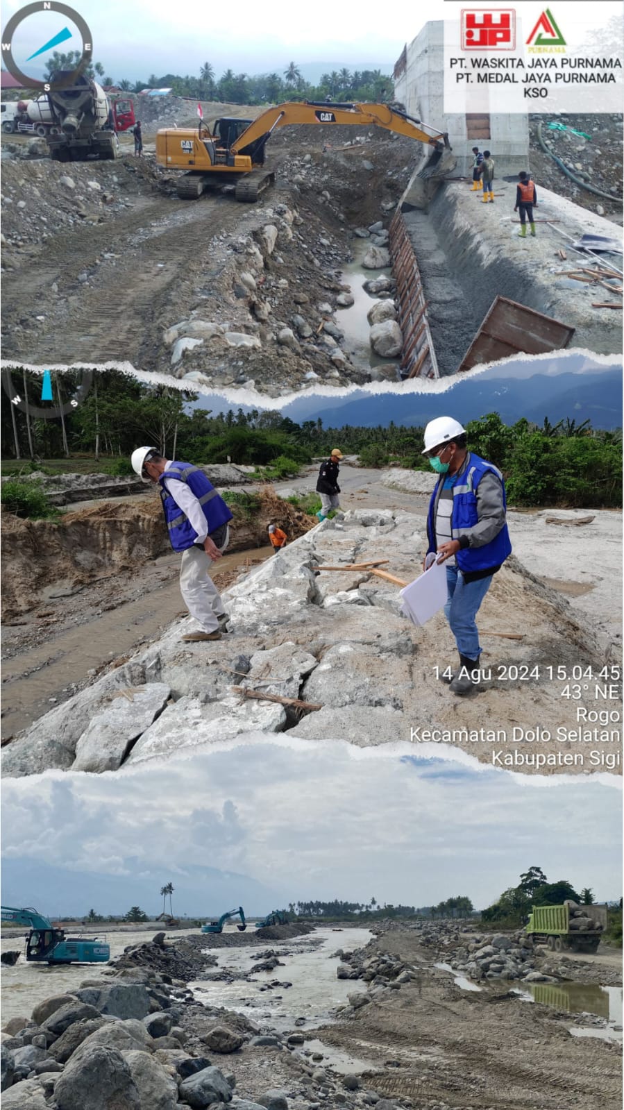 Proyek Pengendalian Banjir di Sigi